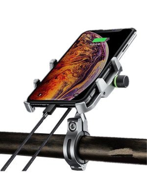 TELEFONO LAIKIKLIS SU USB ĮKROVIKLIU ANT MOTOCIKLO VAIRO